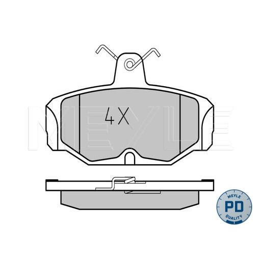 Слика на плочки MEYLE PD Quality 025 209 8113/PD за Ford Granada MK 3 Estate (gge) 2.0 i - 120 коњи бензин