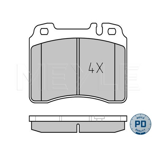 Слика на плочки MEYLE PD Quality 025 211 5316/PD за Mercedes E-class (w124) 320 E (124.032) - 220 коњи бензин