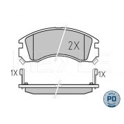 Слика 1 $на Плочки MEYLE PD Quality 025 213 6315/PD