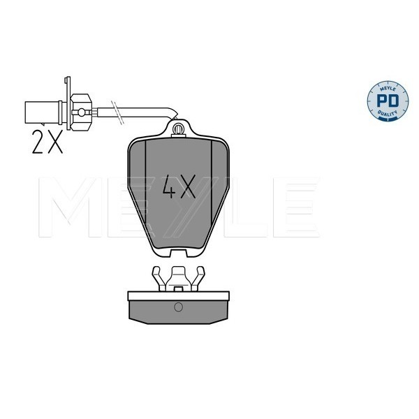 Слика на Плочки MEYLE PD Quality 025 214 5418/PD