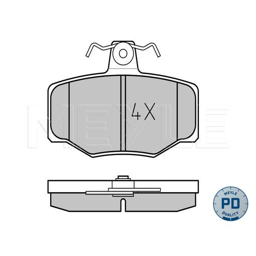 Слика на плочки MEYLE PD Quality 025 215 4515/PD за Nissan Pulsar Hatchback (N16) 1.5 - 98 коњи бензин