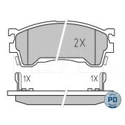 Слика 1 на плочки MEYLE PD Quality 025 217 5416/PD