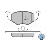 Слика 1 на плочки MEYLE PD Quality 025 218 6615/PD