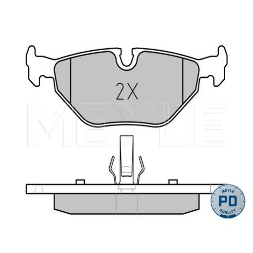 Слика на плочки MEYLE PD Quality 025 219 3417/PD за BMW 3 Coupe E46 318 Ci - 136 коњи бензин