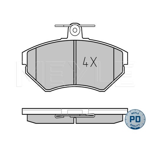 Слика на плочки MEYLE PD Quality 025 219 4516/PD за VW Golf 3 (1H1) 1.4 - 60 коњи бензин