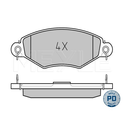 Слика на плочки MEYLE PD Quality 025 219 8018/PD за Nissan Kubistar Box 1.2 - 60 коњи бензин