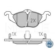 Слика 2 на плочки MEYLE PD Quality 025 230 6317/PD