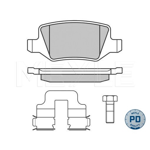 Слика на плочки MEYLE PD Quality 025 231 3814/PD за Mercedes A-Class (w168) A 170 CDI (168.009, 168.109) - 95 коњи дизел