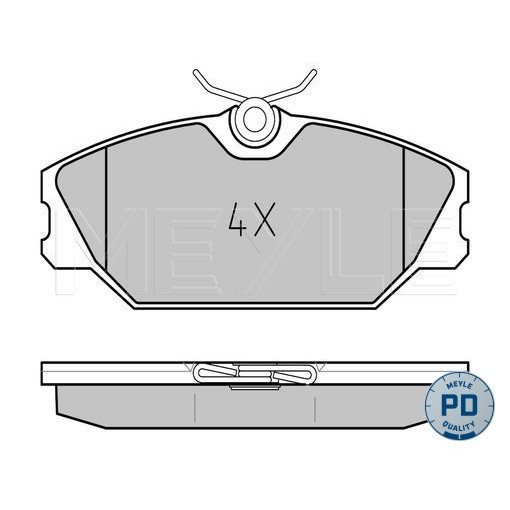 Слика на плочки MEYLE PD Quality 025 231 7218/PD за Renault Laguna Nevada (K56) 1.9 dCi (K56W) - 107 коњи дизел