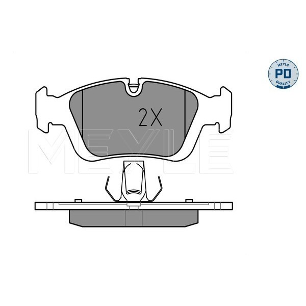 Слика на плочки MEYLE PD Quality 025 232 8717/PD за BMW 3 Sedan E46 318 d - 116 коњи дизел