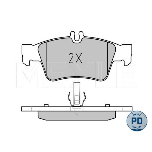 Слика на плочки MEYLE PD Quality 025 233 3416/PD за Mercedes S-class Saloon (w220) S 430 4-matic (220.083, 220.183) - 279 коњи бензин