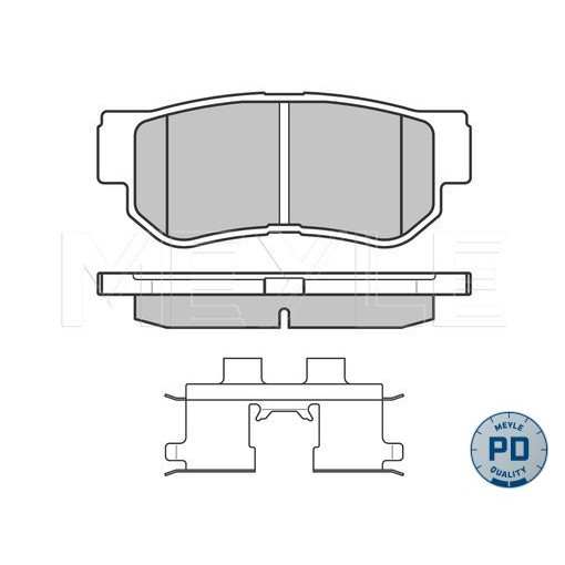 Слика на плочки MEYLE PD Quality 025 235 4314/PD за Hyundai Grandeur (TG) 2.2 CRDi - 150 коњи дизел