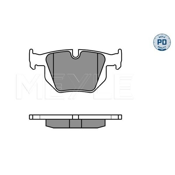 Слика на плочки MEYLE PD Quality 025 235 5017/PD за BMW 3 Coupe E92 330 d xDrive - 245 коњи дизел