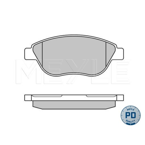 Слика на плочки MEYLE PD Quality 025 237 0919/PD за Lancia Musa (350) 1.3 D Multijet - 90 коњи дизел