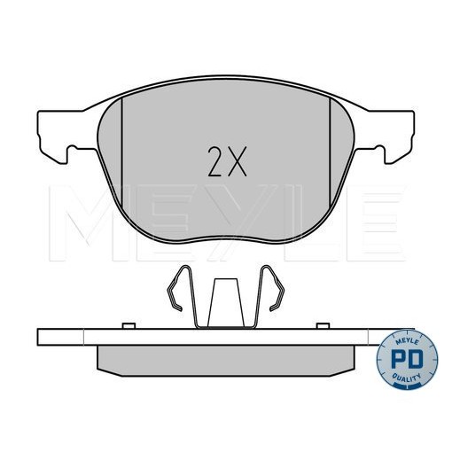 Слика на плочки MEYLE PD Quality 025 237 2318/PD за Ford Focus 2 Estate (daw) 1.6 LPG - 115 коњи Бензин/Автогаз (LPG)