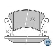 Слика 1 $на Плочки MEYLE PD Quality 025 237 6617/PD