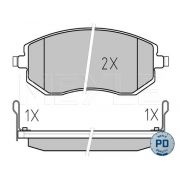 Слика 1 на плочки MEYLE PD Quality 025 238 6517/PD