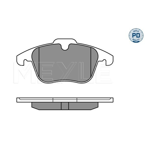 Слика на плочки MEYLE PD Quality 025 241 2319/PD за Volvo V70 Estate T6 AWD - 305 коњи бензин