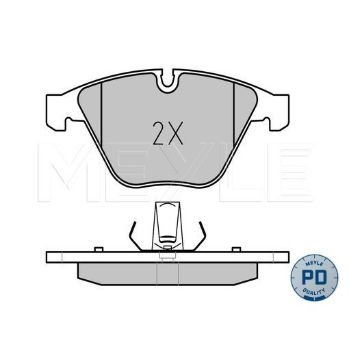 Слика на плочки MEYLE PD Quality 025 241 6120/PD за BMW 3 Touring E91 330 xd - 231 коњи дизел