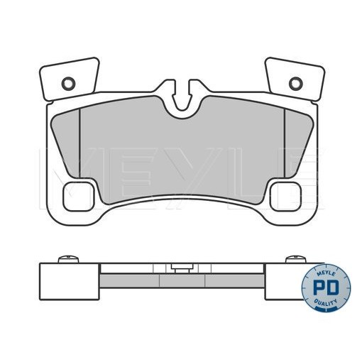 Слика на плочки MEYLE PD Quality 025 242 9616/PD за Audi Q7 (4L) 3.0 TDI - 233 коњи дизел