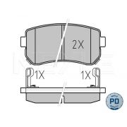 Слика 1 на плочки MEYLE PD Quality 025 243 2015/PD