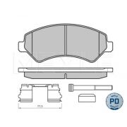 Слика 1 на плочки MEYLE PD Quality 025 244 6619-1/PD