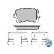 Слика 1 на плочки MEYLE PD Quality 025 244 8317/PD