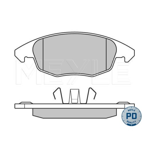 Слика на плочки MEYLE PD Quality 025 245 3818/PD за Citroen C4 Grand Picasso UA 1.6 HDi - 109 коњи дизел