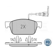 Слика 1 на плочки MEYLE PD Quality 025 246 2318/PD