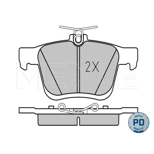 Слика на плочки MEYLE PD Quality 025 250 0816/PD за Audi A3 Sedan (8VS) 2.0 TFSI - 190 коњи бензин