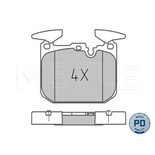 Слика на плочки MEYLE PD Quality 025 250 2818/PD за BMW 1 F21 125 d - 211 коњи дизел