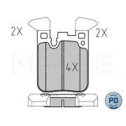 Слика 1 на плочки MEYLE PD Quality 025 250 2916/PD