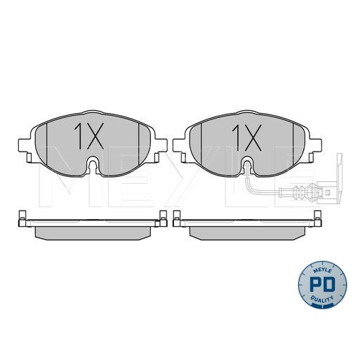 Слика на плочки MEYLE PD Quality 025 256 8320/PD за Audi A3 (8V1) 1.4 TFSI - 140 коњи бензин