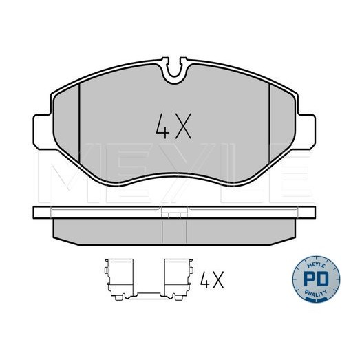 Слика на Плочки MEYLE PD Quality 025 291 9220/PD