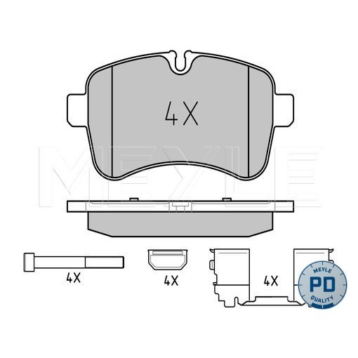 Слика на Плочки MEYLE PD Quality 025 292 3221/PD