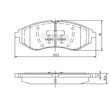 Слика на Плочки NIPPARTS J3600911