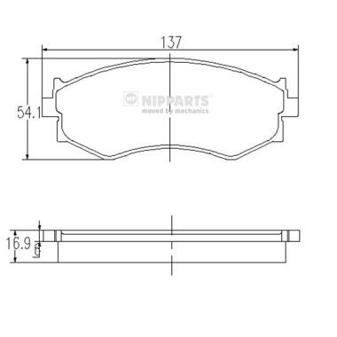 Слика на Плочки NIPPARTS J3601042