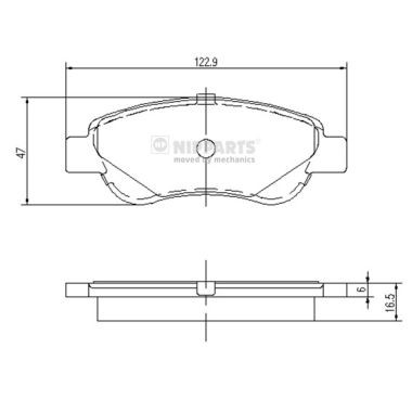 Слика на Плочки NIPPARTS J3602122