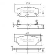 Слика 1 на плочки NIPPARTS J3615004