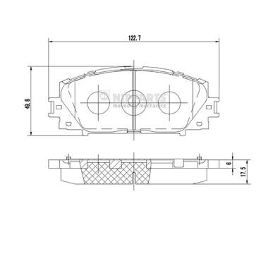 Слика на Плочки NIPPARTS N3602127