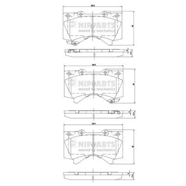 Слика на Плочки NIPPARTS N3602136