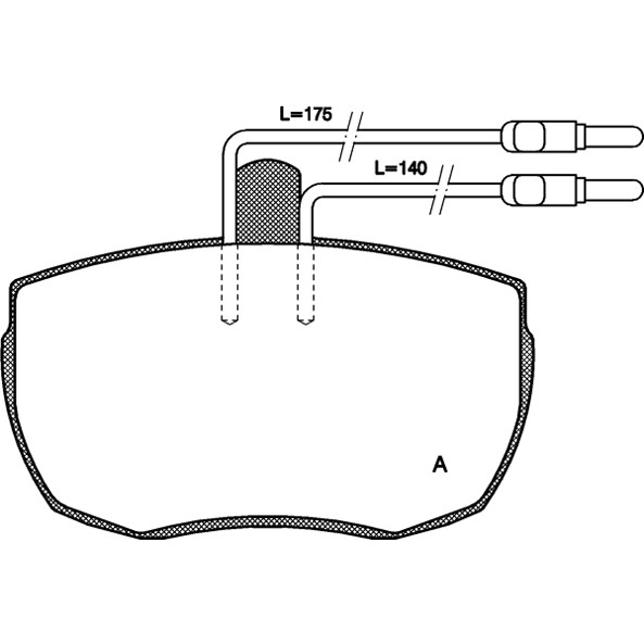 Слика на Плочки OPEN PARTS BPA0056.04