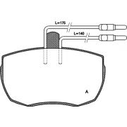 Слика 1 $на Плочки OPEN PARTS BPA0056.04