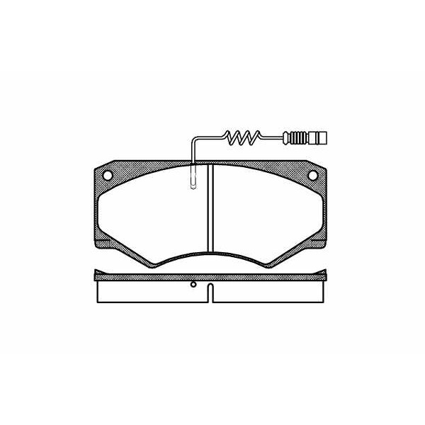 Слика на плочки REMSA 0047.14 за камион Iveco Daily 1 Platform 49-10 (10350211, 10350304, 10350311, 10350404, 10350411...) - 92 коњи дизел