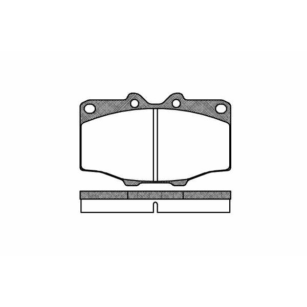 Слика на плочки REMSA 0132.00 за Toyota Land Cruiser (J6) 4.0 Diesel (HJ60) - 101 коњи дизел