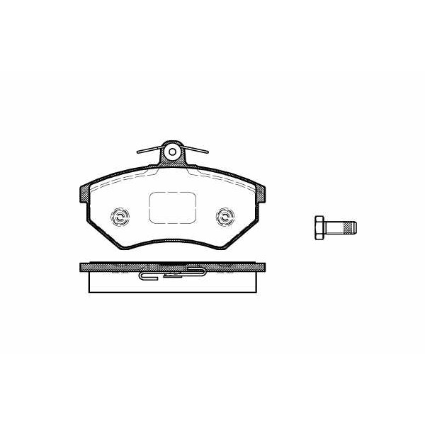 Слика на плочки REMSA 0134.40 за Audi A4 Sedan (8D2, B5) 1.9 Di - 75 коњи дизел