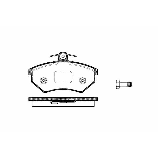 Слика на плочки REMSA 0134.50 за VW Golf 3 (1H1) 1.9 D - 64 коњи дизел