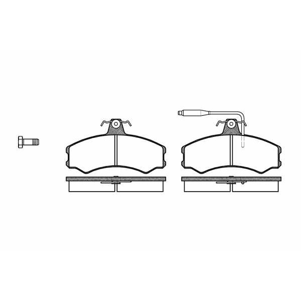 Слика на плочки REMSA 0143.02 за Peugeot J5 Platform (290L) 2.5 D - 73 коњи дизел