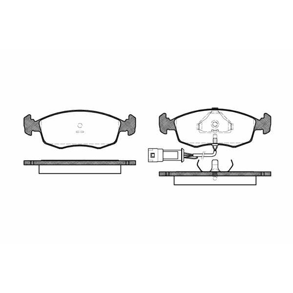 Слика на плочки REMSA 0172.02 за Ford Escort MK 7 (gal,aal,abl) RS 2000 - 150 коњи бензин