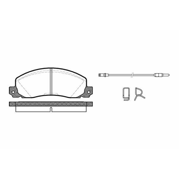 Слика на плочки REMSA 0202.02 за Renault Trafic Box (TXX) 2.2 - 95 коњи бензин